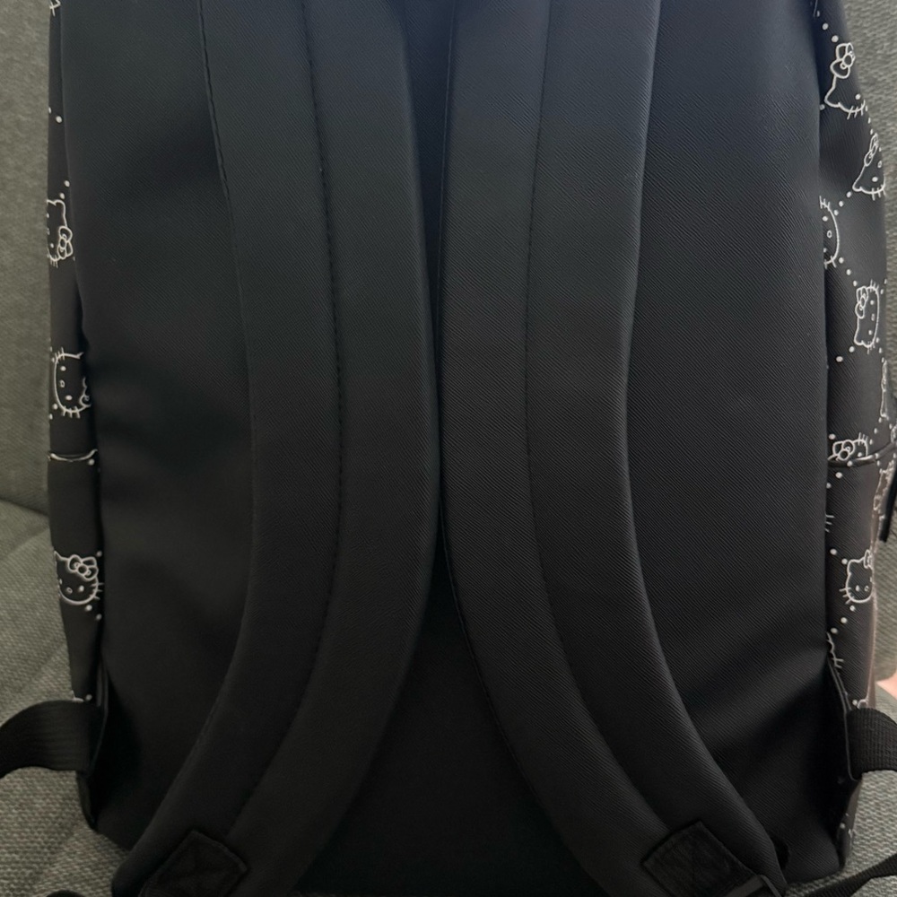 Hello Kitty Patterned Black Backpack - image 2